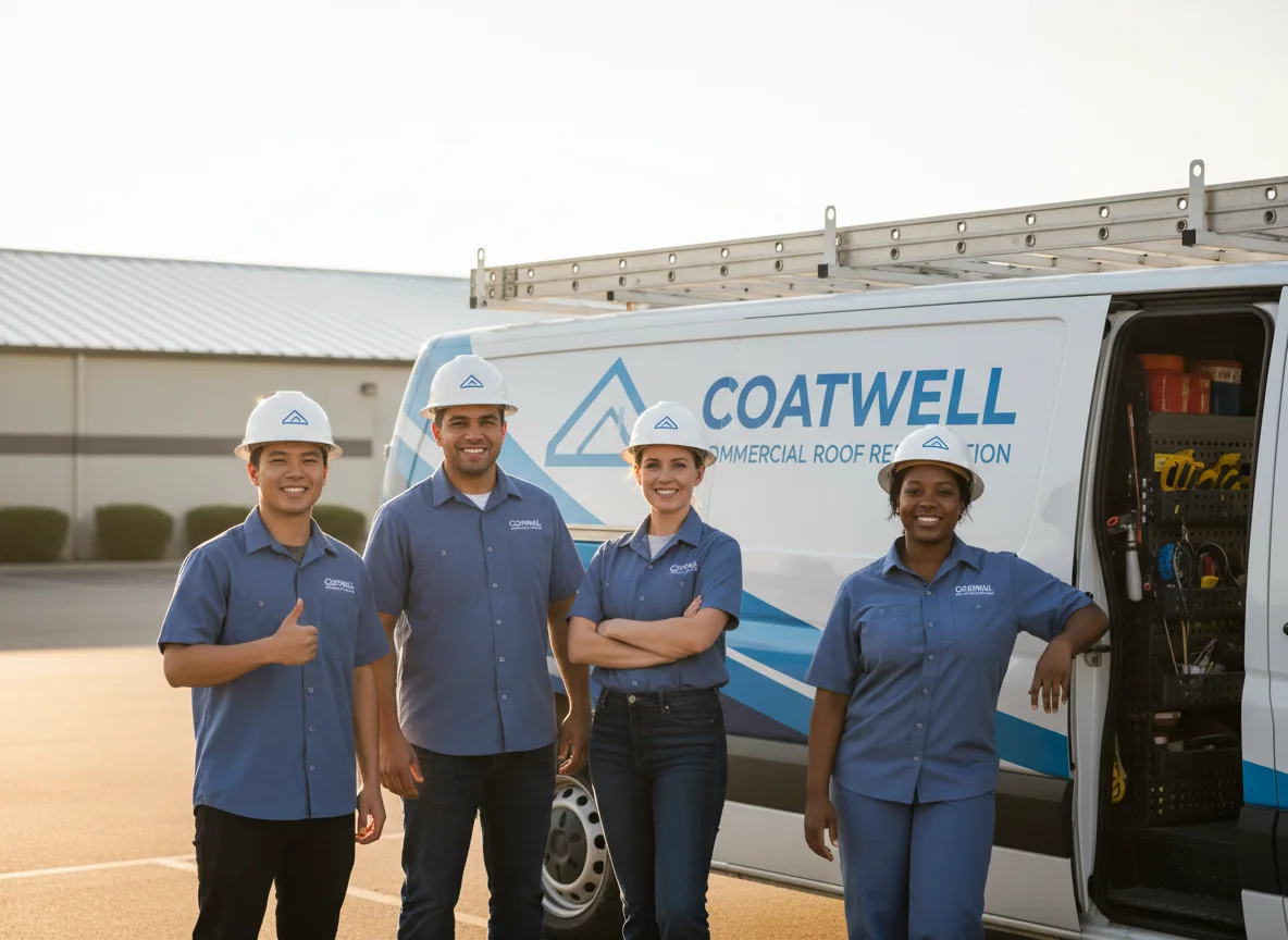 Commercial roof coating company in Adair, OK